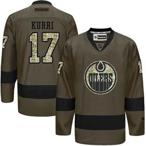 Glued Edmonton Oilers #17 Jari Kurri Green Salute to Service NHL Jersey,We sell and wholesale Glued Edmonton Oilers #17 Jari Kurri Green Salute to Service NHL Jersey on line form chian!